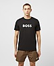 Black BOSS Swim Logo T-Shirt