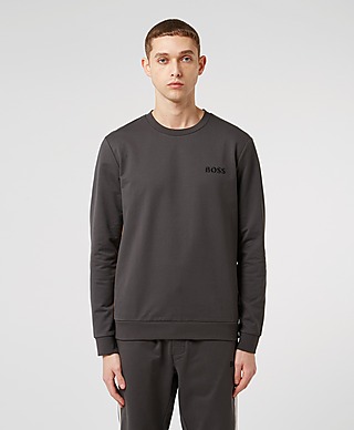 BOSS Loungewear Side Stripe Crewneck Sweatshirt