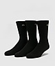 Black Lacoste 3 Pack Sport Socks
