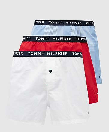 Tommy Hilfiger Underwear 3 Pack Woven Boxer Shorts