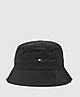 Black Tommy Hilfiger Flag Bucket Hat