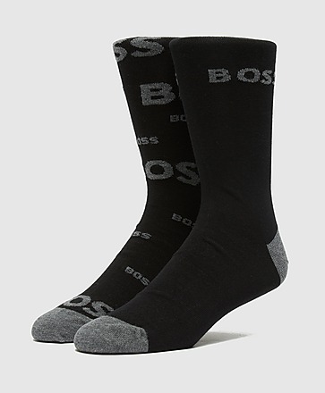 BOSS 2 Pack Logo Socks