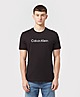 Black Calvin Klein Raised Logo T-Shirt