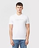 White Calvin Klein Raised Logo T-Shirt