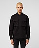 Black Calvin Klein Jeans Garment Dyed Utility Overshirt