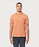 Orange Fred Perry Twin Tipped Polo Shirt