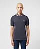 Blue Fred Perry Stripe Collar Polo Shirt