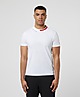 White Tommy Hilfiger Jacquard Collar T-Shirt