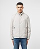 White Armani Exchange Concealed Hood Jacket