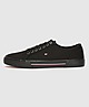 Black Tommy Hilfiger Core Flag Trainers