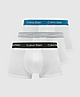 White Calvin Klein Underwear 3 Pack Low Rise Trunks