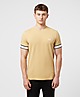 Brown Fred Perry Tramline Tipped T-Shirt
