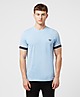 Blue Fred Perry Tramline Tipped T-Shirt