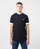 Blue Fred Perry Tramline Tipped T-Shirt