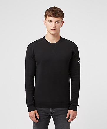 Calvin Klein Jeans Monogram Badge Knitted Sweatshirt
