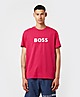 Pink BOSS Swim Logo T-Shirt