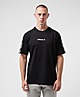 Black/Black adidas Originals Tape T-Shirt