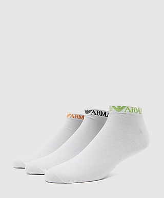Emporio Armani Loungewear 3 Pack Trainer Socks