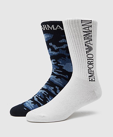 Emporio Armani Loungewear 2 Pack Camo Socks