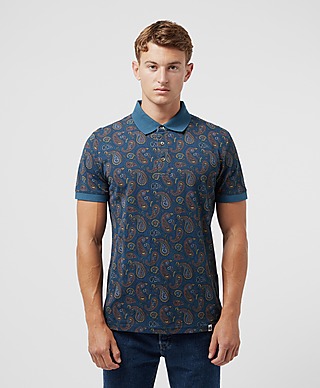 Pretty Green Alloway All Over Paisley Polo Shirt