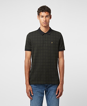 Farah Huningale Checkered Polo Shirt