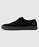 Black Fred Perry Linden Suede Shoes