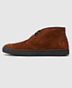 Orange Fred Perry Linden Suede Shoes