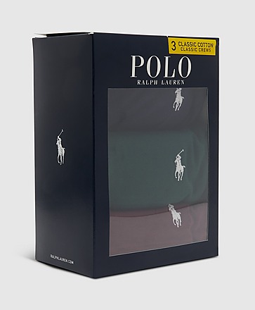 Polo Ralph Lauren Underwear 3 Pack T-Shirts