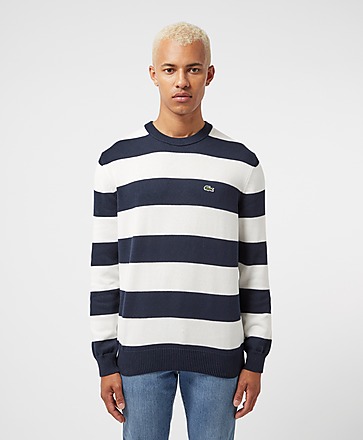 Lacoste Stripe Jersey Sweatshirt