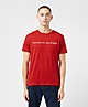 Red Tommy Hilfiger Lounge Essential Logo T-Shirt