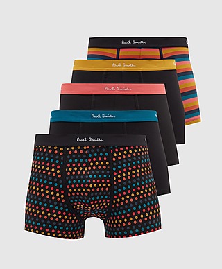 PS Paul Smith 5 Pack Stripe and Dot Trunks