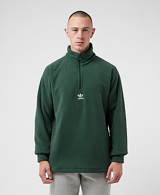 adidas Originals Teddy Fleece Half Zip Sweatshirt