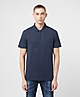 Blue Armani Exchange Grid Polo Shirt