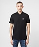Black Armani Exchange Pima Cotton Polo Shirt