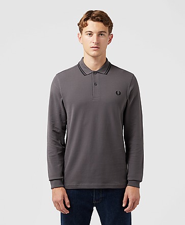 Fred Perry Twin Tipped  Long Sleeve Polo Shirt
