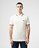 White/Brown Fred Perry Twin Tipped Polo Shirt