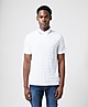 White Armani Exchange All Over Polo Shirt