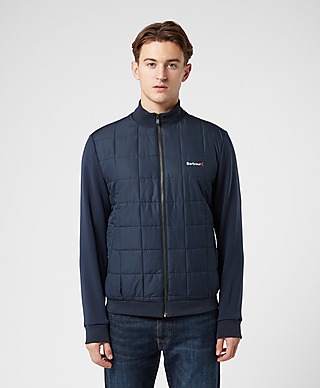 Barbour Box Quilted Track Top