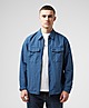 Blue Fred Perry Nylon Overshirt - Exclusive