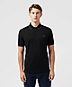 Black/Green Fred Perry Twin Tipped Polo Shirt