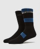 Blue BOSS 2 Pack Rib Stripe Socks