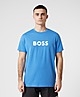 Blue BOSS Large Logo T-Shirt