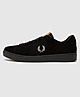Black Fred Perry Spencer Suede Trainers