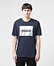 Blue/Grey HUGO Dulive Square T-Shirt