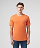 Orange Scotch & Soda Logo Dyed T-Shirt