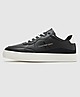 Black/White Calvin Klein Jeans Cupsole Leather Trainers