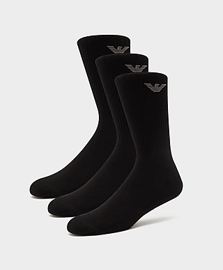Emporio Armani Loungewear 3 Pack Core Logo Socks
