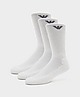 White Emporio Armani Loungewear 3 Pack Core Logo Socks