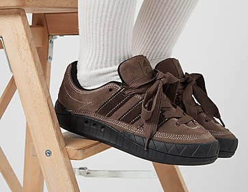 Vintage Adidas White Leather Sneakers / Boots / Shoes / Shoe / UK 7 / EUR 40 2/3 / US 9 / Trefoil Logo / Trainers Tie / Joggers Black