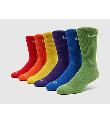 Nike shox 6-Pack Everyday Cushioned Training Crew Socks